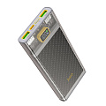 Универсальный Доп. Аккумулятор 10000mAh, J103, HOCO, выход: 2 USB (22.5W)+1 PD (20W), серый