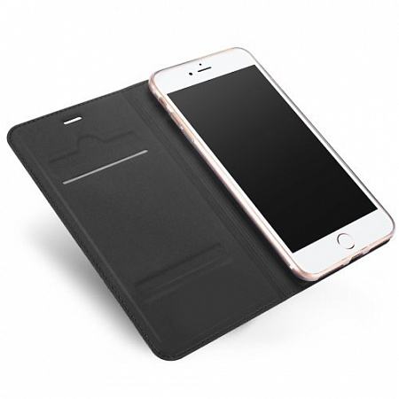 Чехол-книжка для iPhone 7 Plus/8 Plus, DU DU, боковой, серый