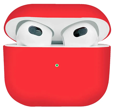 Чехол силиконовый для Airpods 3 case, X-CASE, красный