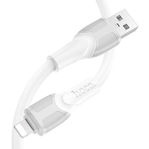 USB дата кабель Lightning, HOCO, X106, 3M, белый