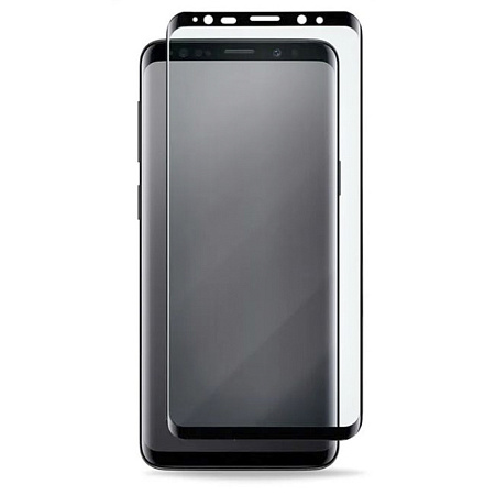 Защитное стекло на Samsung Galaxy S8 Plus/S9 Plus, полный клей, черный, X-CASE