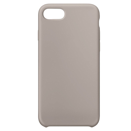 Чехол-накладка для iPhone 7 Plus/8 Plus, Silicon Case, бежевый