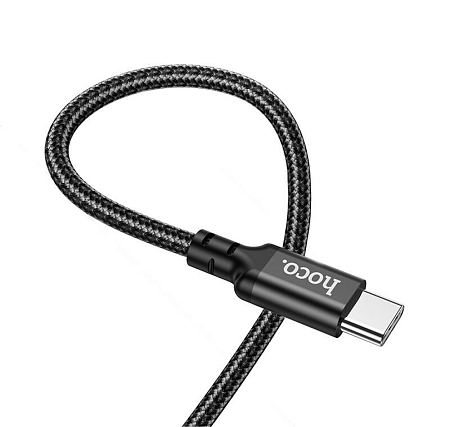 Кабель Type-C на Type-C, HOCO, X14, Fast Charge 60W, черный