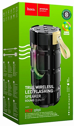 Колонка HC7 Pleasant sports BT speaker, HOCO, черная