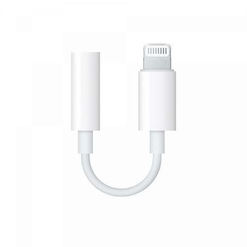 Переходник Lightning to наушники Jack, белый, с bluetooth.