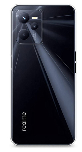 Чехол силиконовый для Realme C35/Narzo 50i Prime, X-CASE, прозрачный