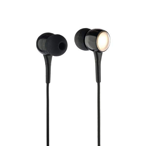 Проводные наушники M19 Drumbeat Universal, HOCO, вакуумные с микрофоном, черные
