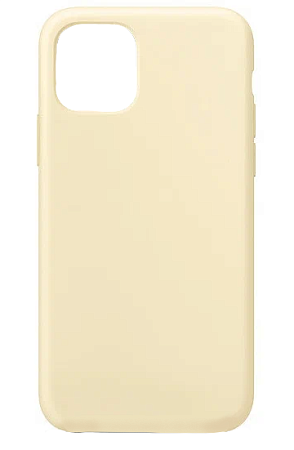 Чехол - накладка для iPhone 11, Silicon Case, без лого, молочный