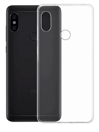 Чехол силиконовый для Xiaomi Redmi 6 Pro/Mi A2 Lite, прозрачный