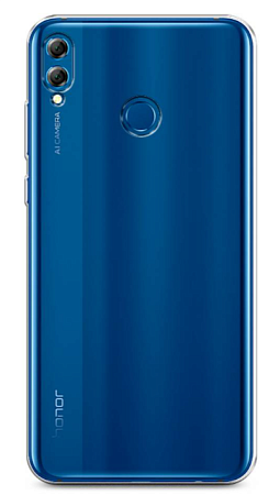 Чехол силиконовый для Honor 8X/V10 LITE, прозрачный