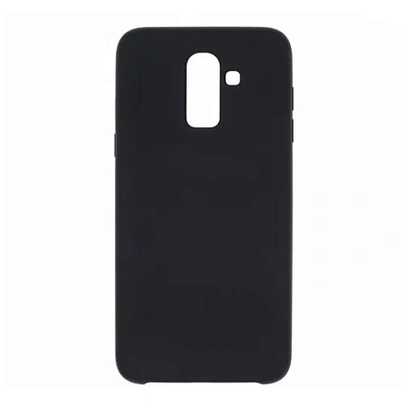 Чехол силиконовый для Samsung J810G Galaxy J8 (2018), Silicone case, черный