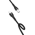 Кабель Lightning to Type-C (PD), HOCO, X45, черный