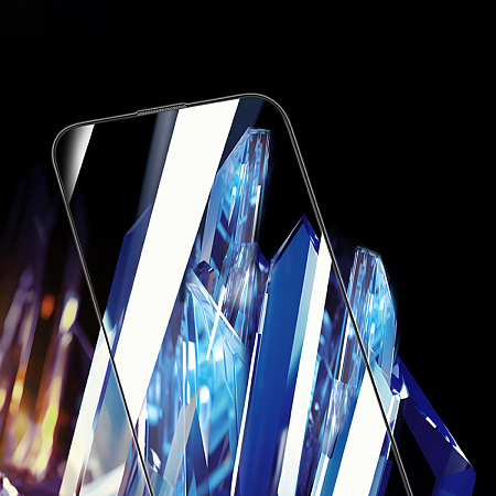 Защитное стекло для iPhone 16 Pro, A39, HOCO, Engraved 3D HD tempered glass 0.15mm, черное