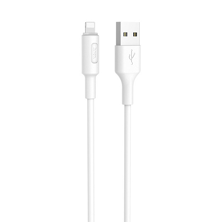 USB дата кабель Lightning, HOCO, X25, белый