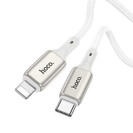 Кабель Lightning to Type-C (PD), HOCO, X66, 1м, белый