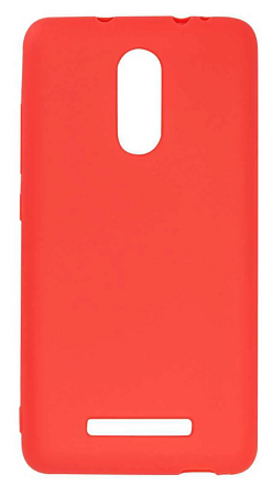 Чехол силиконовый для Xiaomi Redmi Note 3,  good quality, красный