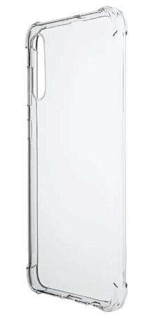 Чехол силиконовый для Samsung Galaxy A50/А30S/A50S (2019), усиленные края, микс, X-CASE, прозрачный