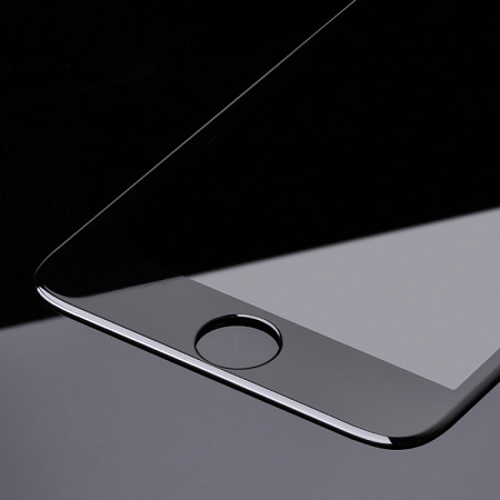 Защитное стекло для iPhone 6 Plus/6S Plus (A1), HOCO, Shatterproof edges, 3D, закруглённое, черное