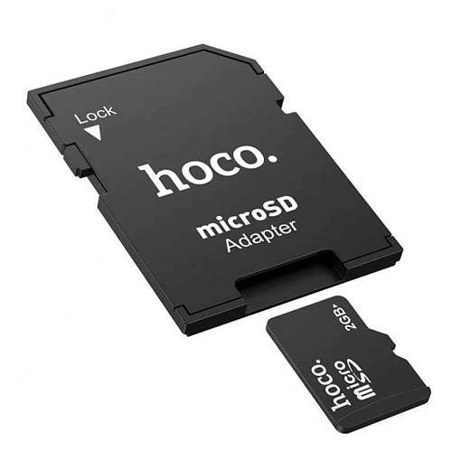 Переходники с micro SD на SD (HB22), HOCO, черный