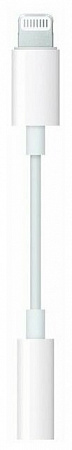 Переходник Lightning to наушники Jack, с bluetooth, музыка+разговор, GL032/JH-002, белый