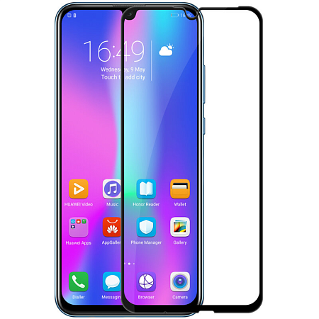 Защитное стекло на Honor 10I/Honor 10 lite/Honor 20I/Honor 20 Lite/ P Smart 2019/P Smart+ 2019, 9D, черный