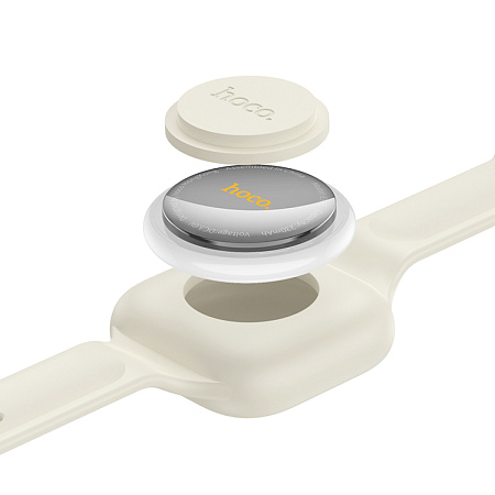 Устройство для поиска вещей E91E, синхронизация с IOS, Носо, белый с розовым браслетом на руку