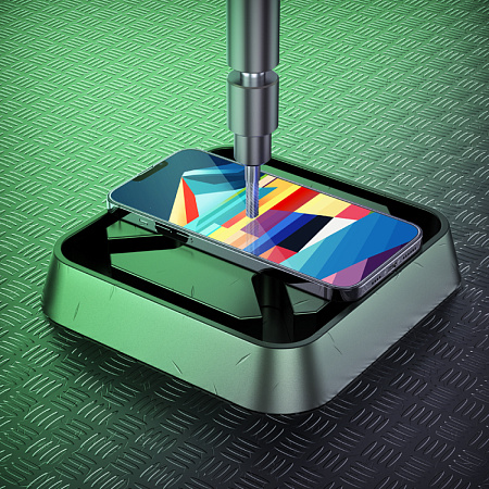 Защитное стекло для iPhone 15/16, G14, HOCO, Guardian shield series full-screen HD tempered glass, черное