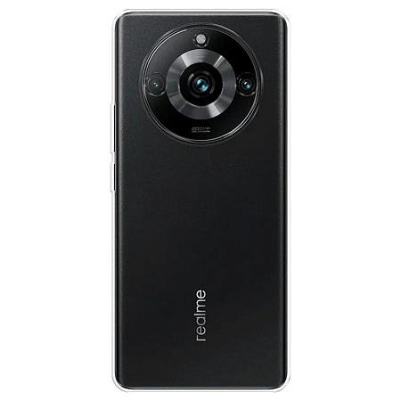 Чехол силиконовый для Realme 11 Pro (5G)/11 Pro Plus, с защитой камеры, X-CASE, прозрачный