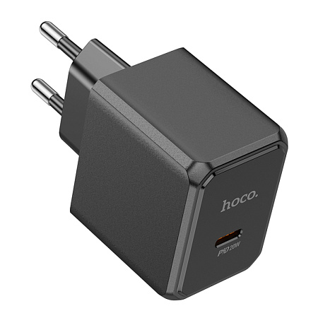 Сетевое зарядное устройство, 1 PD 20W (CS13A), HOCO, черный