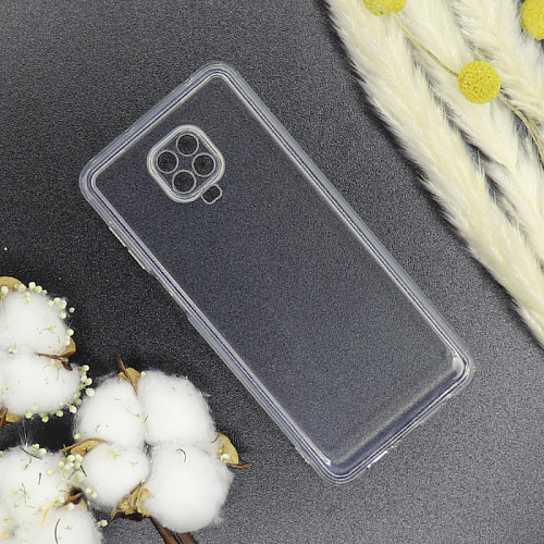 Чехол силиконовый для Xiaomi Redmi Note 9S/Note 9 pro/Note 9 pro max, с защитой камеры, X-CASE, прозрачный