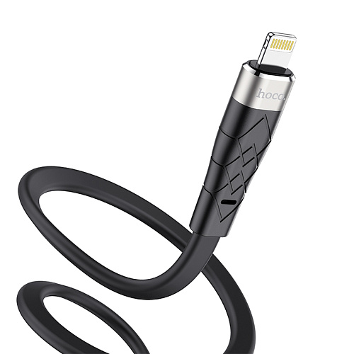 USB дата кабель Lightning, HOCO, X53, черный