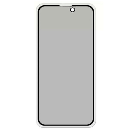 Защитное стекло на iPhone 15 Plus/16 Plus, Privacy, черное, X-CASE