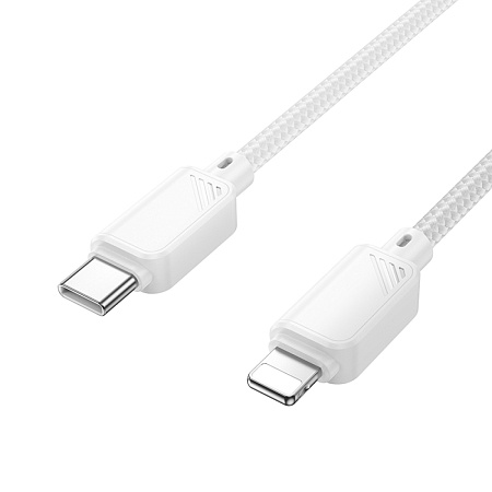 Кабель Lightning to Type-C (PD), HOCO, X113, 1 метр, цвет белый