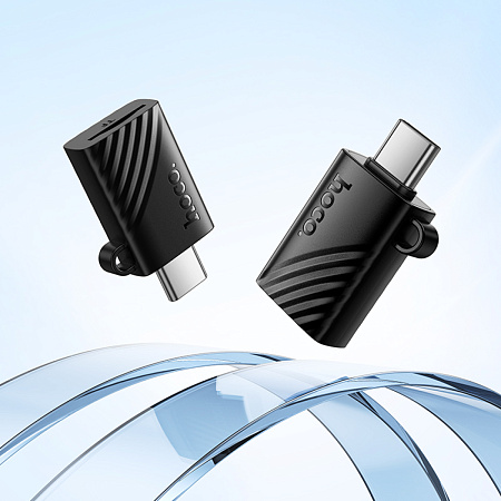 Картридер Type-C, HB53, HOCO, поддержка microSD карт, черный