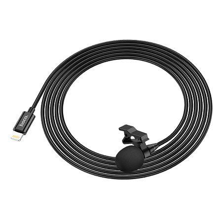 Проводной микрофон Lightning, L14, HOCO, черный