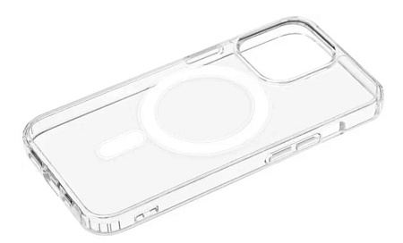 Чехол силиконовый для iPhone 14 Pro (6.1), Магнитный (MagSafe), X-CASE, прозрачный