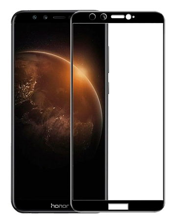 Защитное стекло на Honor 9 Lite, 3D, черный, X-CASE