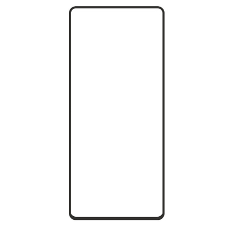 Защитное стекло на Realme 8i/Realme 9 (5G), черное, X-CASE