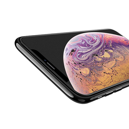 Защитное стекло на iPhone XS Max/11 Pro Max (A14), HOCO, Super smooth full screen frosted, черное