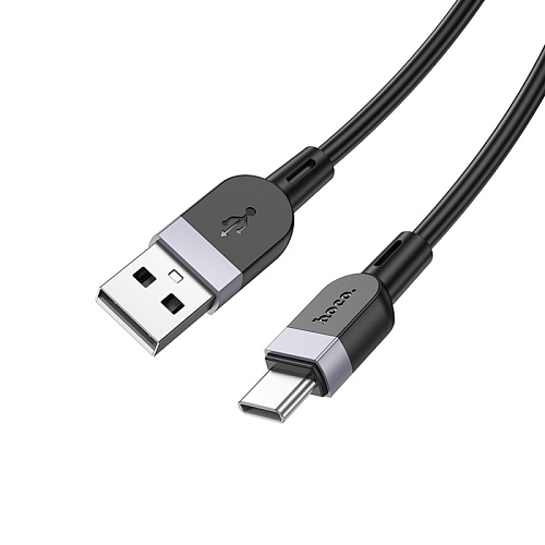 Usb кабель Type-C, HOCO, X109, силиконовый, 1м, черный