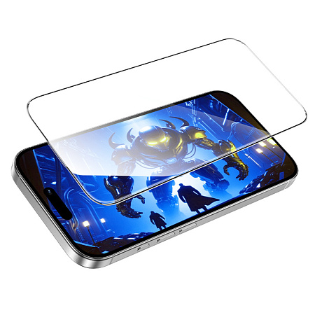 Защитное стекло для iPhone 16 Pro/17, A40, HOCO, прозрачность 95%, тонкая рамка