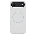 Чехол-накладка для iPhone 17 Air, Silicon Case, магнитный (MagSafe), без лого, X-CASE, белый