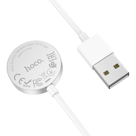 Беспроводное зарядное устройство, CW39 iWatch, HOCO, белый