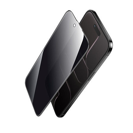 Защитное стекло для iPhone 17 Air, A777 Plus, HOCO, антишпионское, черное