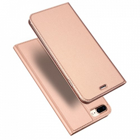 Чехол-книжка для iPhone 7 Plus/8 Plus, DU DU, боковой, розовый