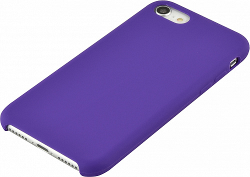 Чехол-накладка для iPhone 7/8/SE (2020), Silicon Case, фиолетовый