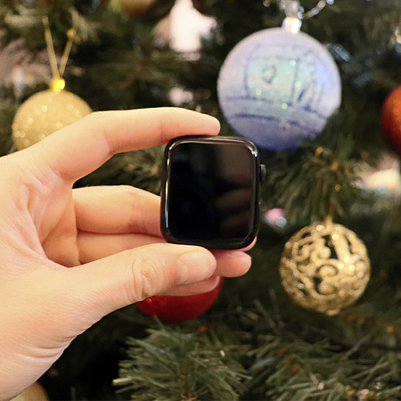 Часы Smart Watch T58 Plus, черный, голосовые вызовы, беспроводная зарядка