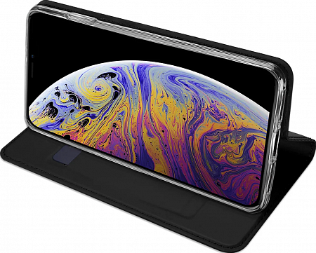 Чехол-книжка для iPhone 11 Pro, DU DU, боковой, черный