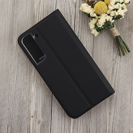 Чехол-книжка для Samsung Galaxy S22, X-CASE, боковой, черный