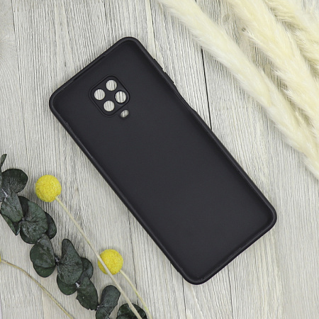 Чехол силиконовый для Xiaomi Redmi Note 9S/Note 9 pro/Note 9 pro max, с защитой камеры, X-CASE черный